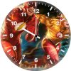 flash and kid flash 4q wall clock
