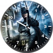 alan ritchson as absolute batman 02 wall clock