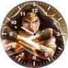 wonder woman ready 9o wall clock