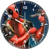 deadpool revolving guns kh wall clock