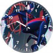 miles morales in spiderman across the spiderverse wk wall clock