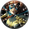 batgirl artwork 0g wall clock
