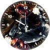 cosmic red hood tx wall clock