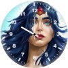 wonder woman blue eyes gi wall clock