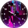 gwen and miles romance ok wall clock