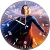 milly alcock as supergirl protector fc wall clock