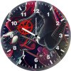 spiderman hanging down 87 wall clock