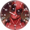 deadpool cool guy art 18 wall clock