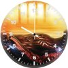 art spiderman far from home uf wall clock