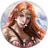 wonder woman fan artwork hg wall clock