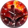 red hulk x captain america ol wall clock