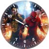 invincible x spider man h4 wall clock