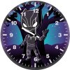 black panther art p7 wall clock