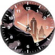 batman batwing dc comics art hf wall clock
