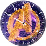avengers abstract logo 1r wall clock