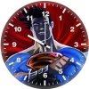 art of superman 9v wall clock