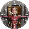 spiderman stoping train vx wall clock