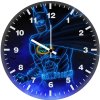 michael keaton batman neon artwork jr wall clock