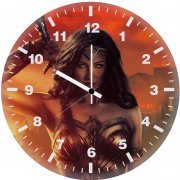 wonder woman ui wall clock