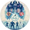 the fantastic four origin unleashed i4 wall clock