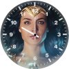 wonder woman closeup 6t wall clock