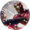 iron man vs captain america c2 wall clock
