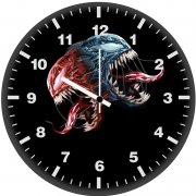 venom let there carnage artwork 2i wall clock