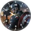 captain america with mjolnir n9 wall clock