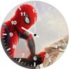 spider man reading new paper 9x wall clock