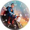 superman above the clouds hero pet q2 wall clock