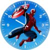 spider man civil war pe wall clock