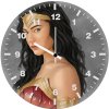 wonder woman art q4 wall clock