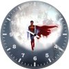 superman flying jy wall clock