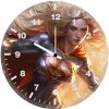 radiant flight supergirl soaring through the sunlit 0x wall cloc