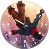spiderman falling zu wall clock