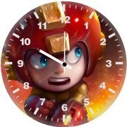 mega man 78 wall clock