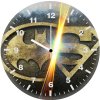 batman and superman logo who will win wl wall clock