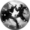 bruce vs deathstroke 0l wall clock