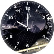 batman and joker darth vader 1h wall clock