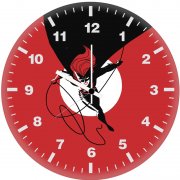 batwoman comic art xe wall clock