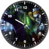 joker harley quinn laughing 1v wall clock
