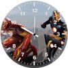 iron man art 4z wall clock