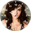 wonderwoman digital artwork 1t wall clock
