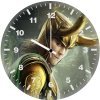 loki comic art bn wall clock