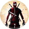deadpool superhero wn wall clock