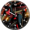 batwoman on batblade m6 wall clock