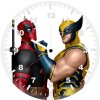 deadpool and wolverine legends together sz wall clock