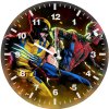 spiderman x wolverine heroes united dr wall clock