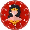 wonder woman minimal art qz wall clock