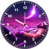 spiderman musical interlude with headphones ni wall clock